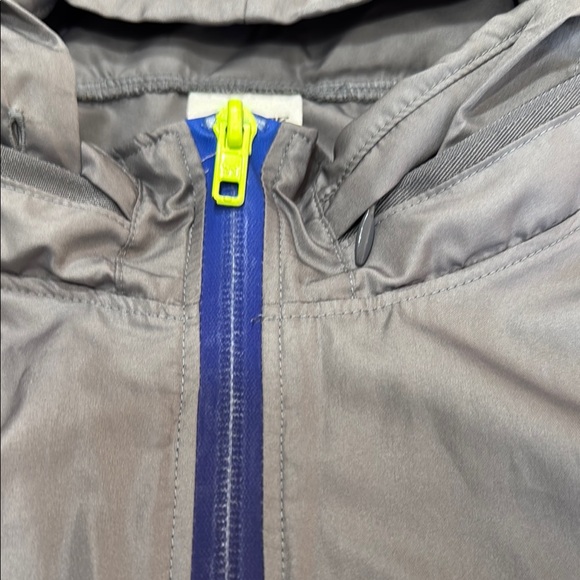 PINK Victoria's Secret Gray Jacket with Blue and Yellow Zipper - Picture 5 of 13